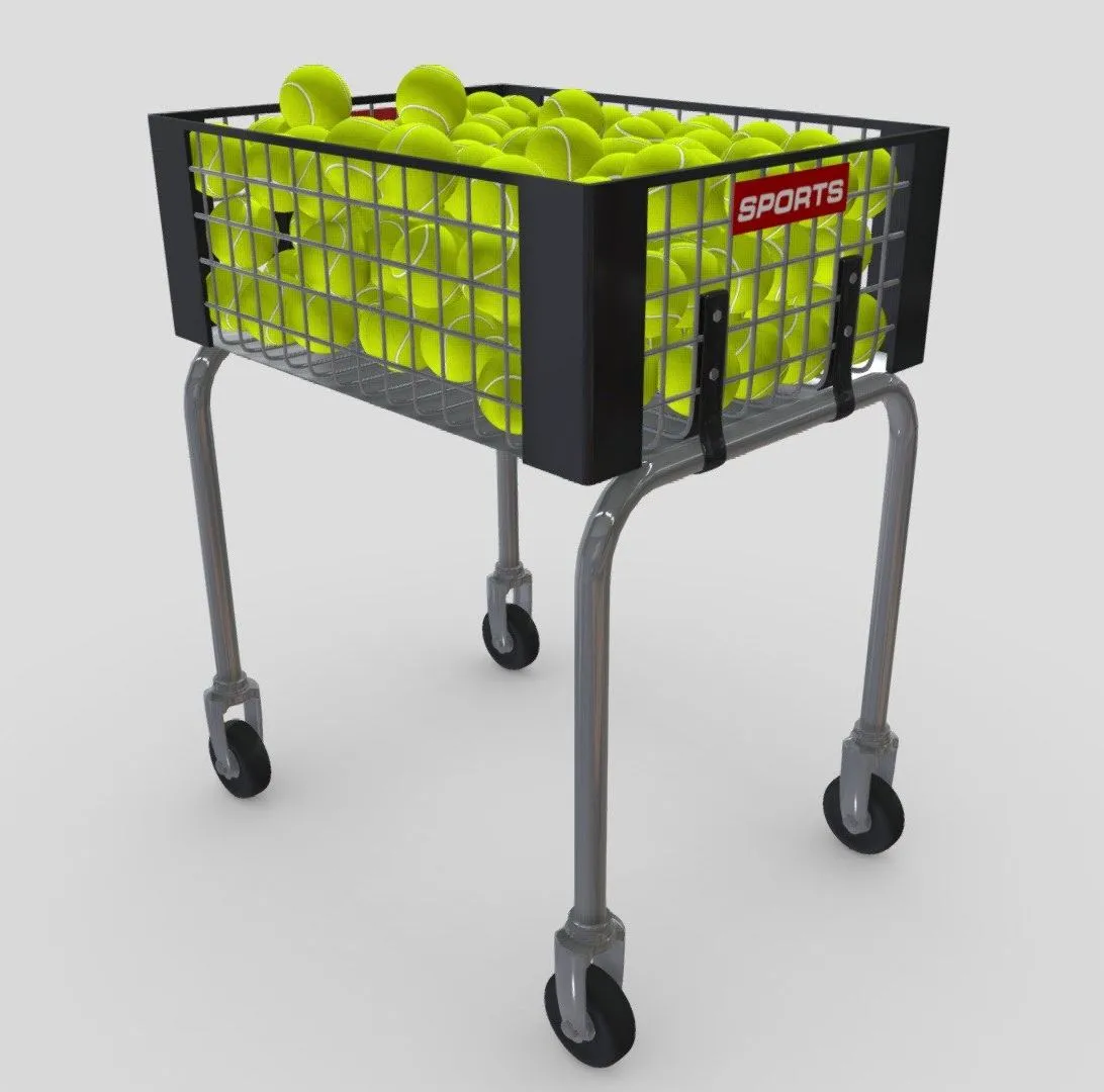 PBR Game 3D Models – Tennisball Basket