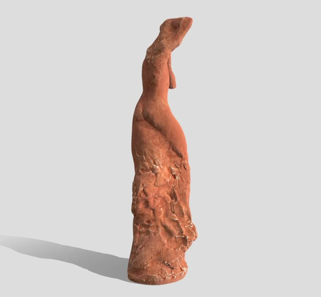 PBR Game 3D Models – Terracotta Figurea01 Original 3D Scan