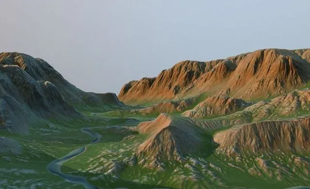 PBR Game 3D Models – Terrain hills mountains