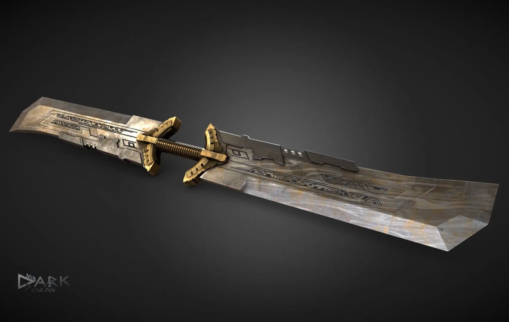 PBR Game 3D Models – Thanos Infinity Sword Avengers Endgame Movie V