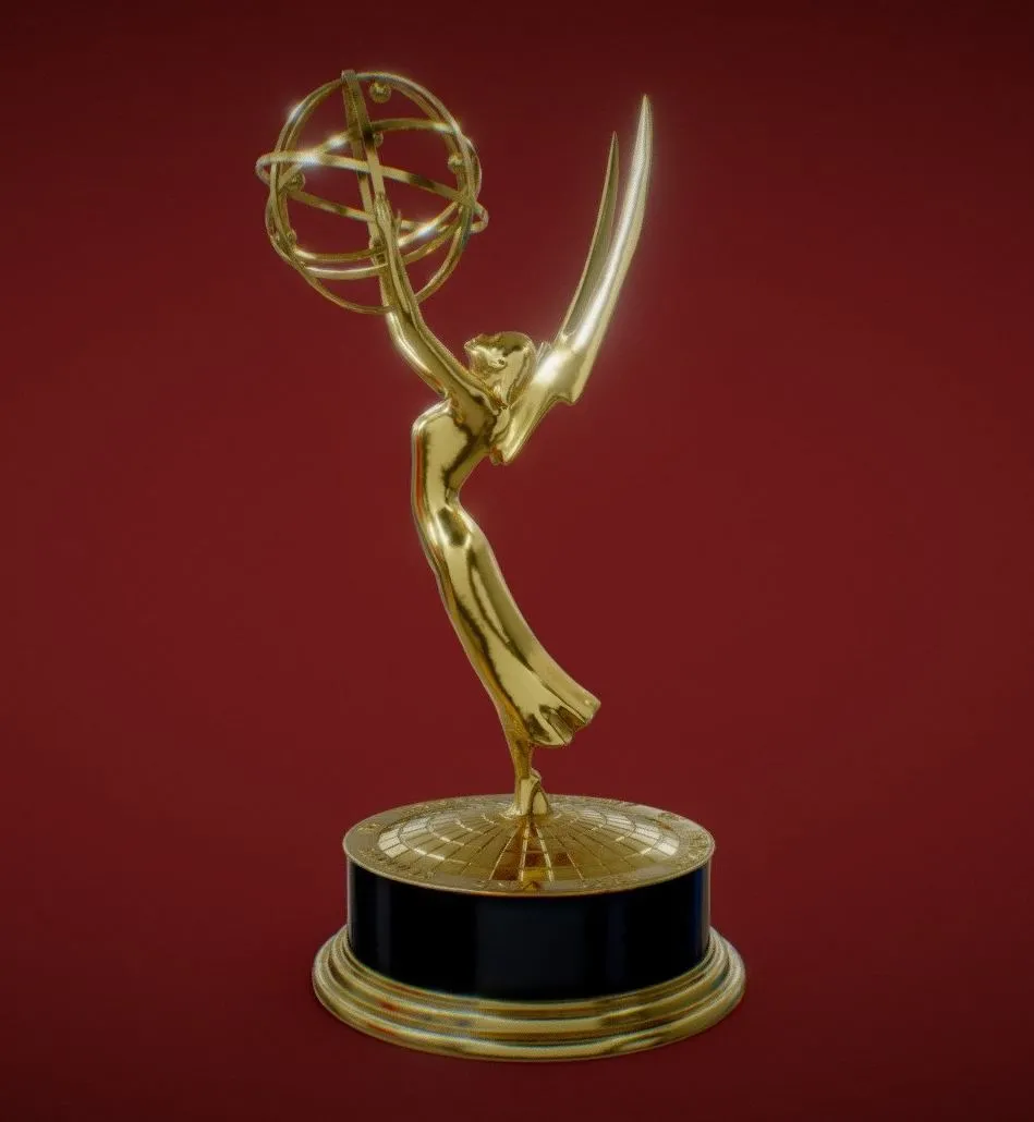 PBR Game 3D Models – The Emmy Awards Statuette Trophy