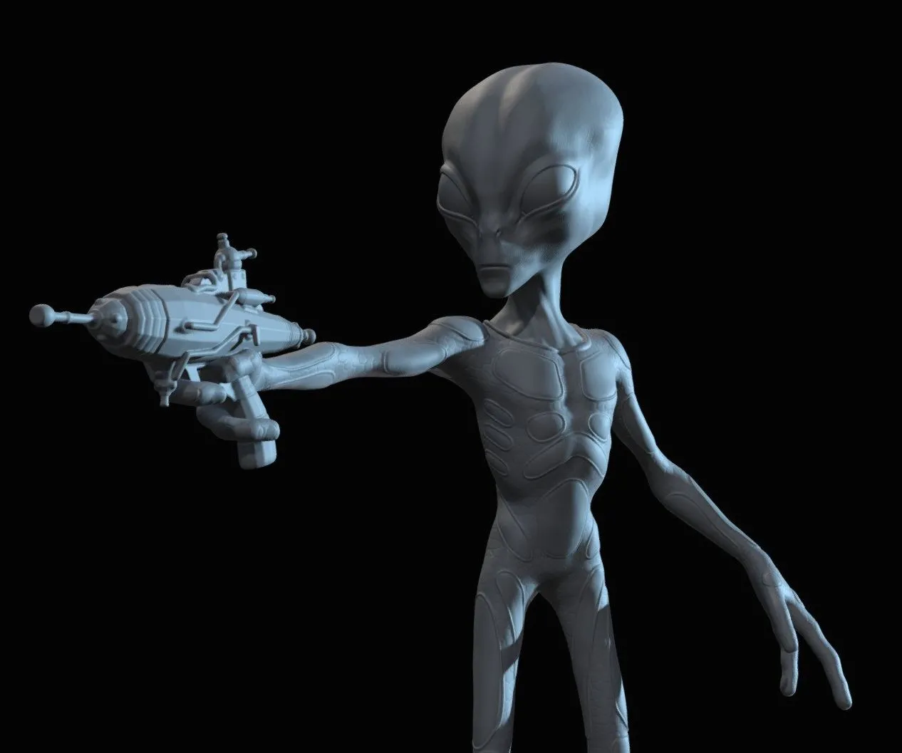 PBR Game 3D Models – The Grey Omsx Ii