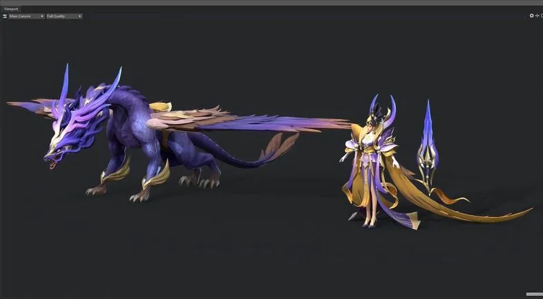 PBR Game 3D Models – The Queen dragon