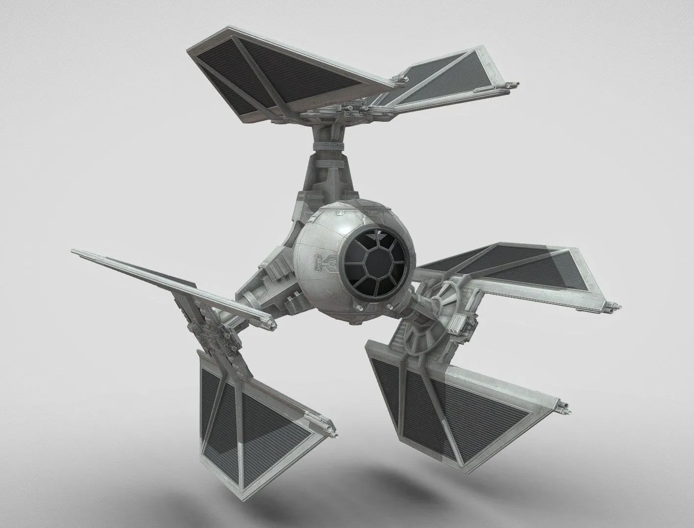 PBR Game 3D Models – Tie Defender