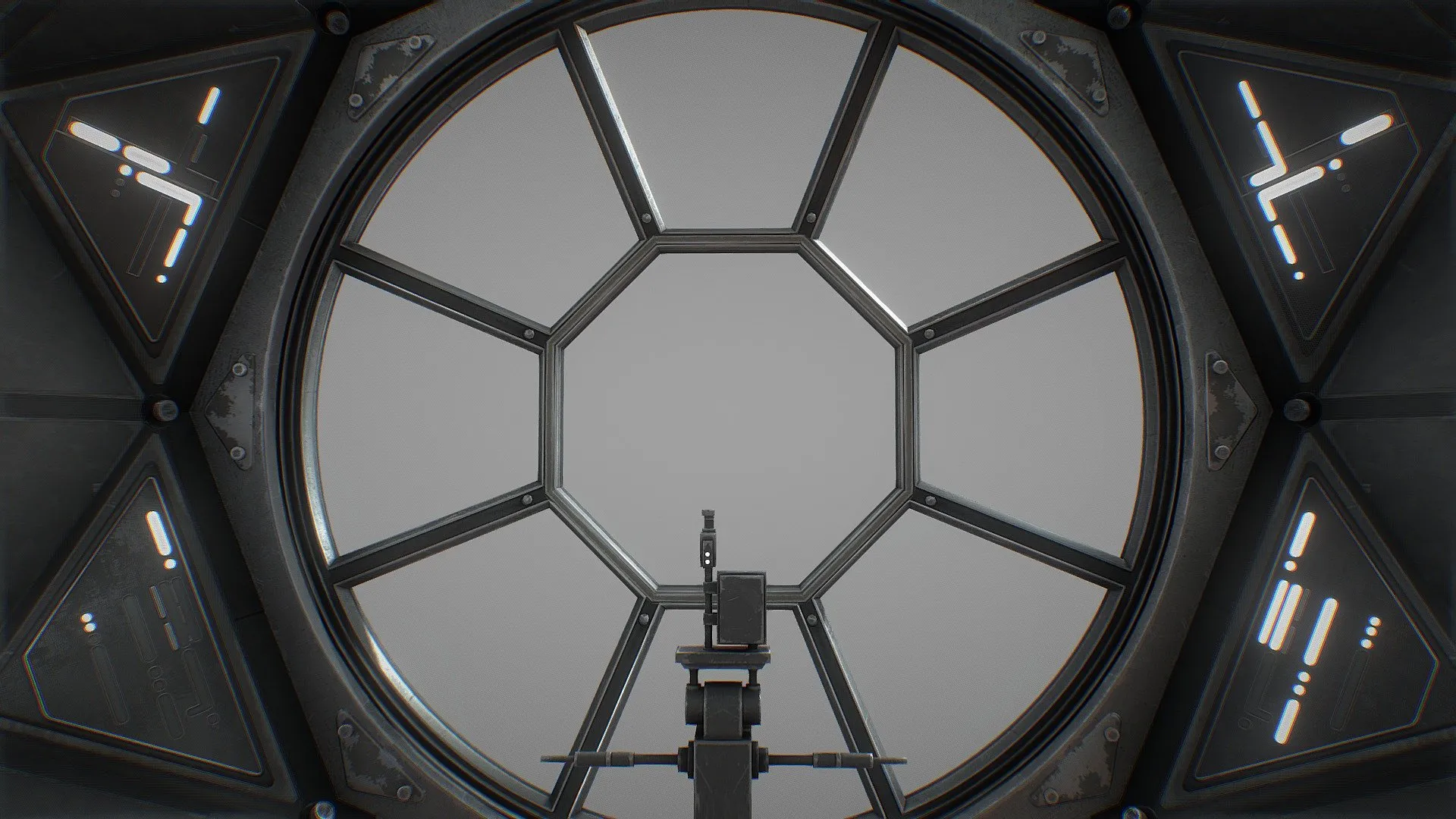 PBR Game 3D Models – Tie Fighter Cockpit