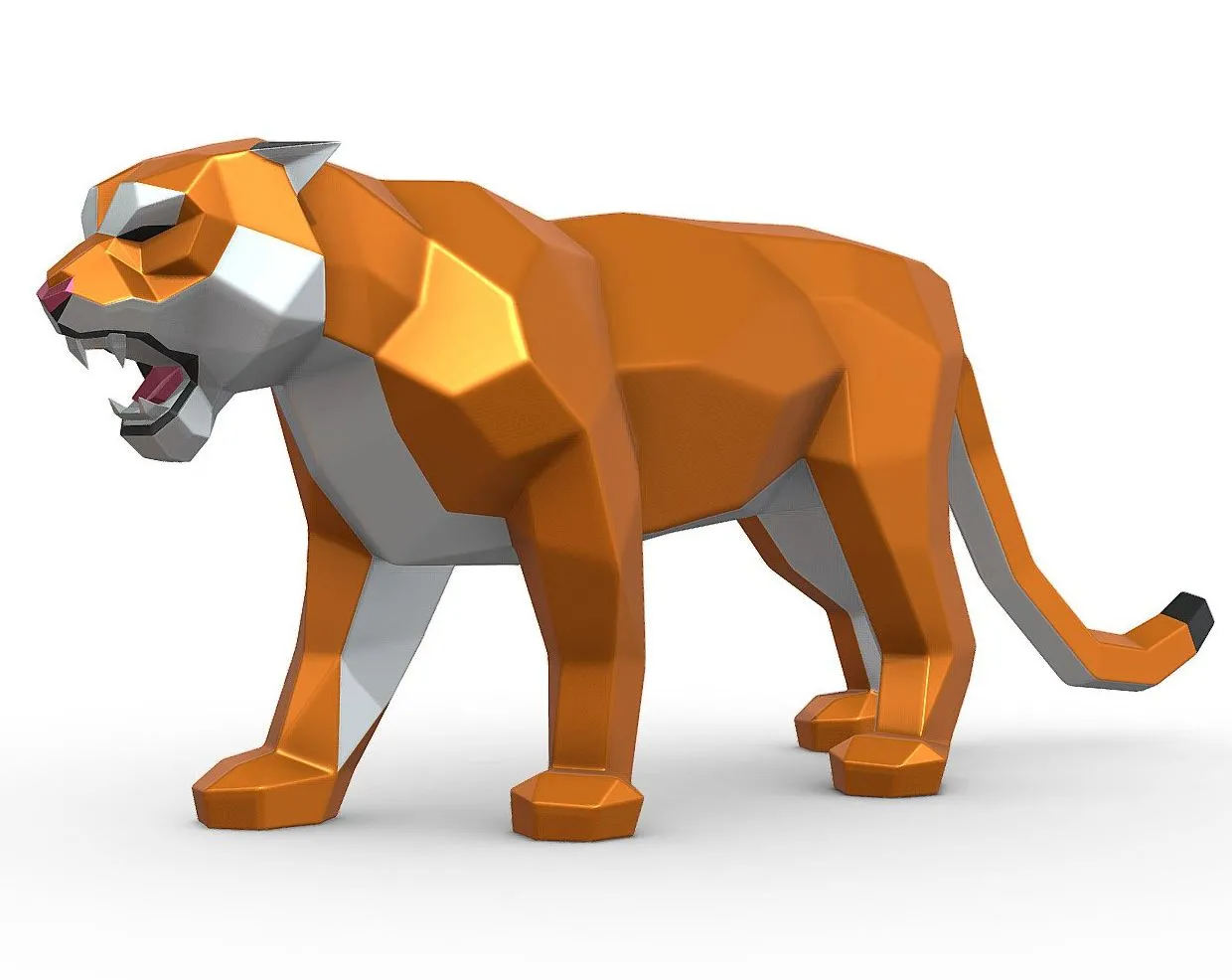 PBR Game 3D Models – Tiger