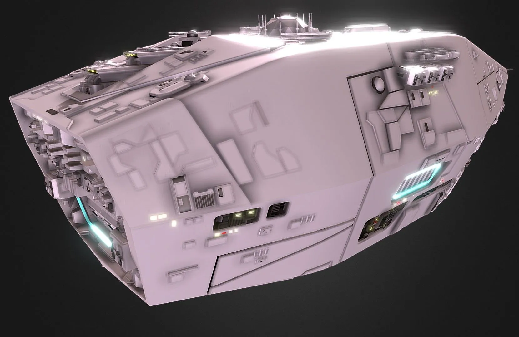 PBR Game 3D Models – Ton Falk Class Escort Carrier