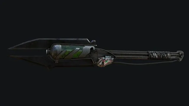 PBR Game 3D Models – Toxic Spear-Axe
