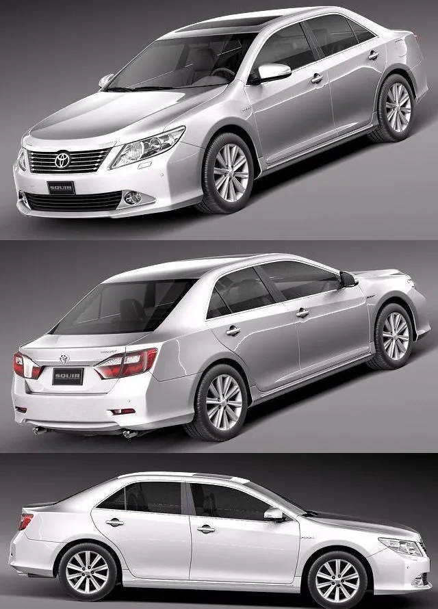 PBR Game 3D Models – Toyota Aurion 2012
