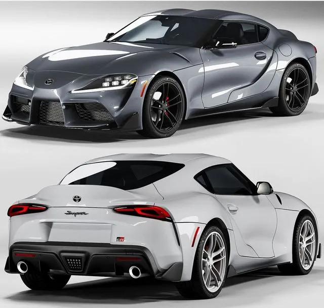 PBR Game 3D Models – Toyota Supra GR 2020