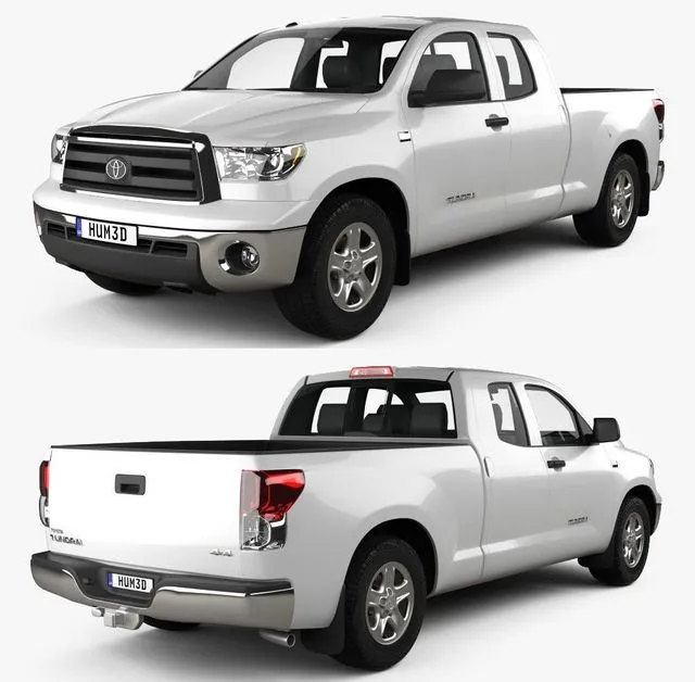 PBR Game 3D Models – Toyota Tundra Double Cab 2011