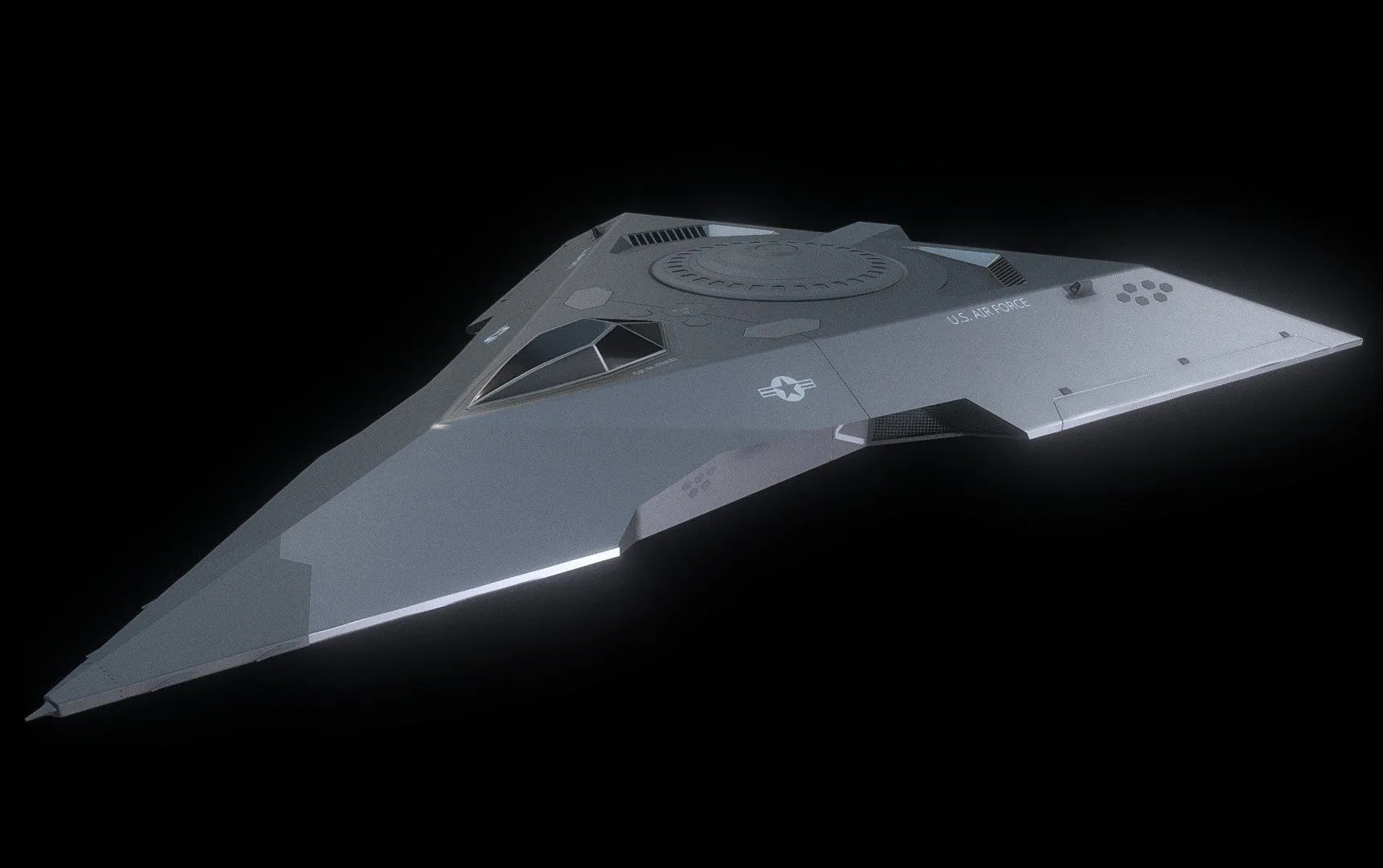 PBR Game 3D Models – Tr 3B Black Manta Omsx