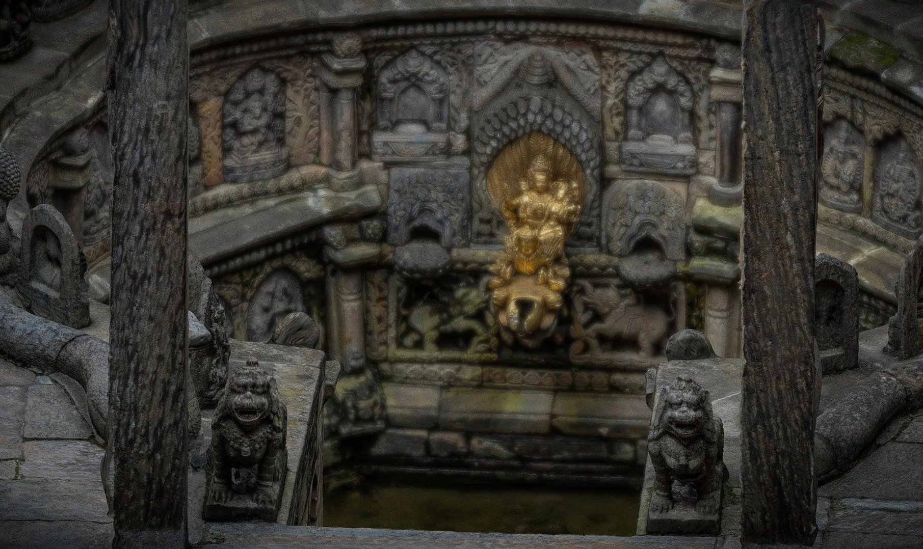 PBR Game 3D Models – Tusha Hiti Patan Durbar Square