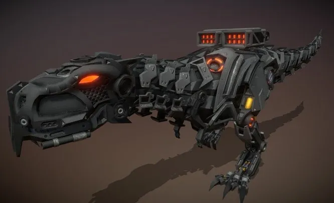 PBR Game 3D Models – Tyrannosaurus Rex (Walk Cycle)