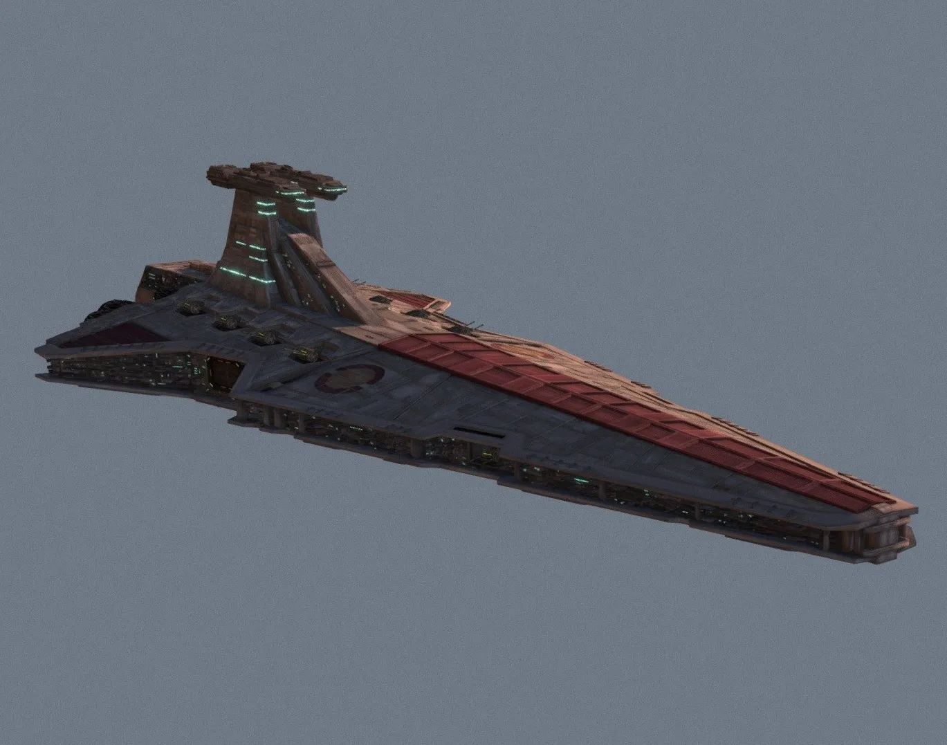 PBR Game 3D Models – Venator Class Stardestroyer