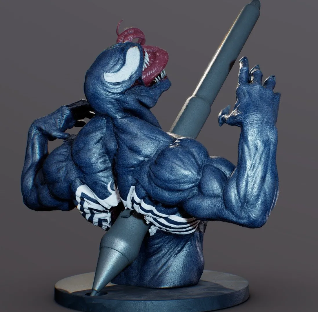 PBR Game 3D Models – Venom Penholder