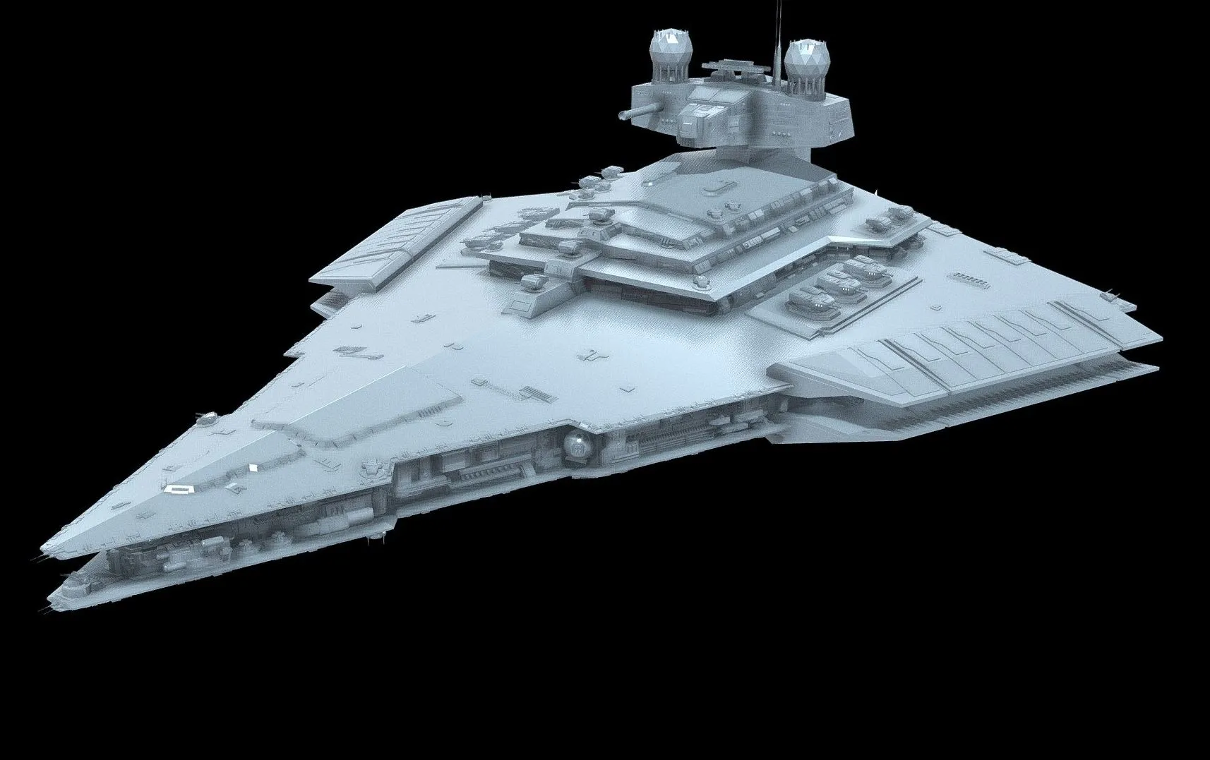 PBR Game 3D Models – Victory 1 Class Star Destroyer Star Wars