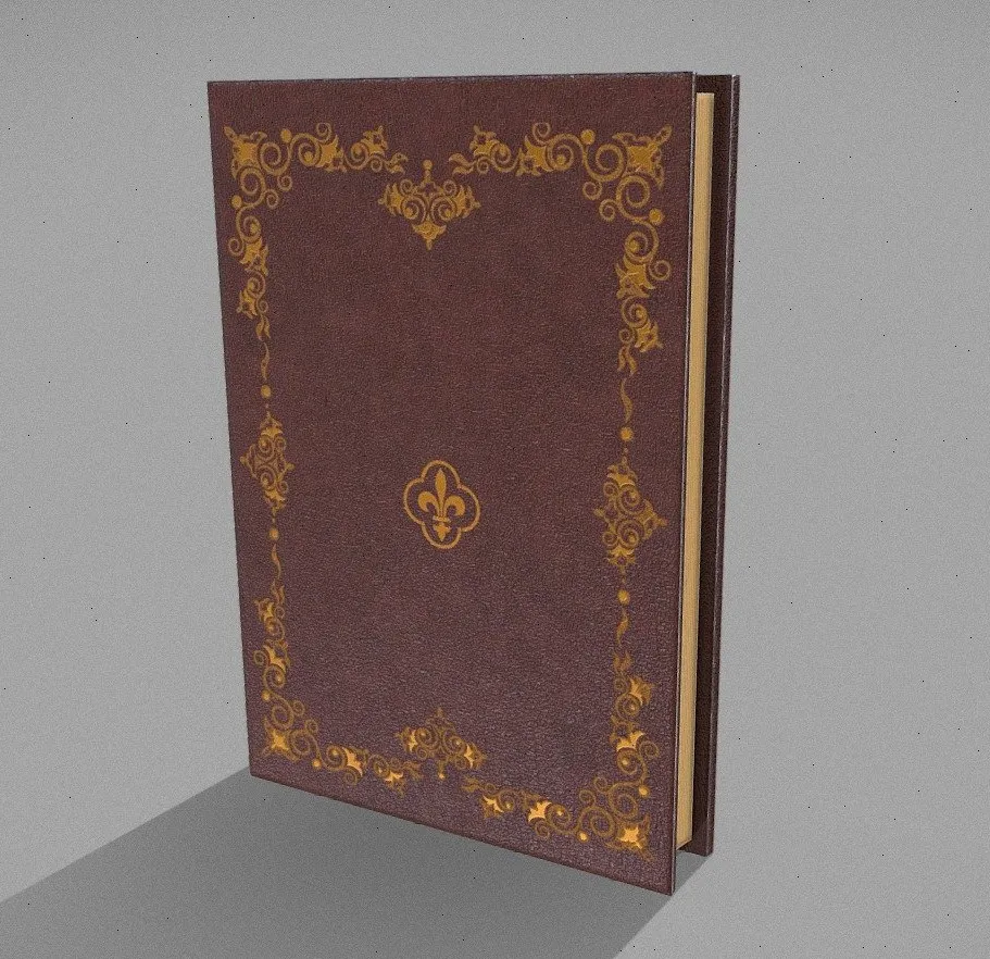 PBR Game 3D Models – Vintage Book