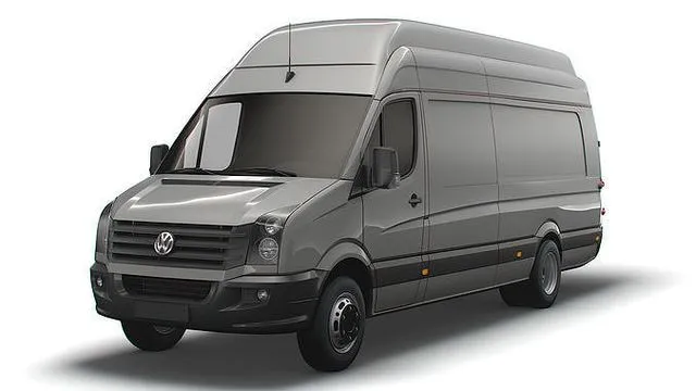 PBR Game 3D Models – Volkswagen Crafter Van L4H3 2016