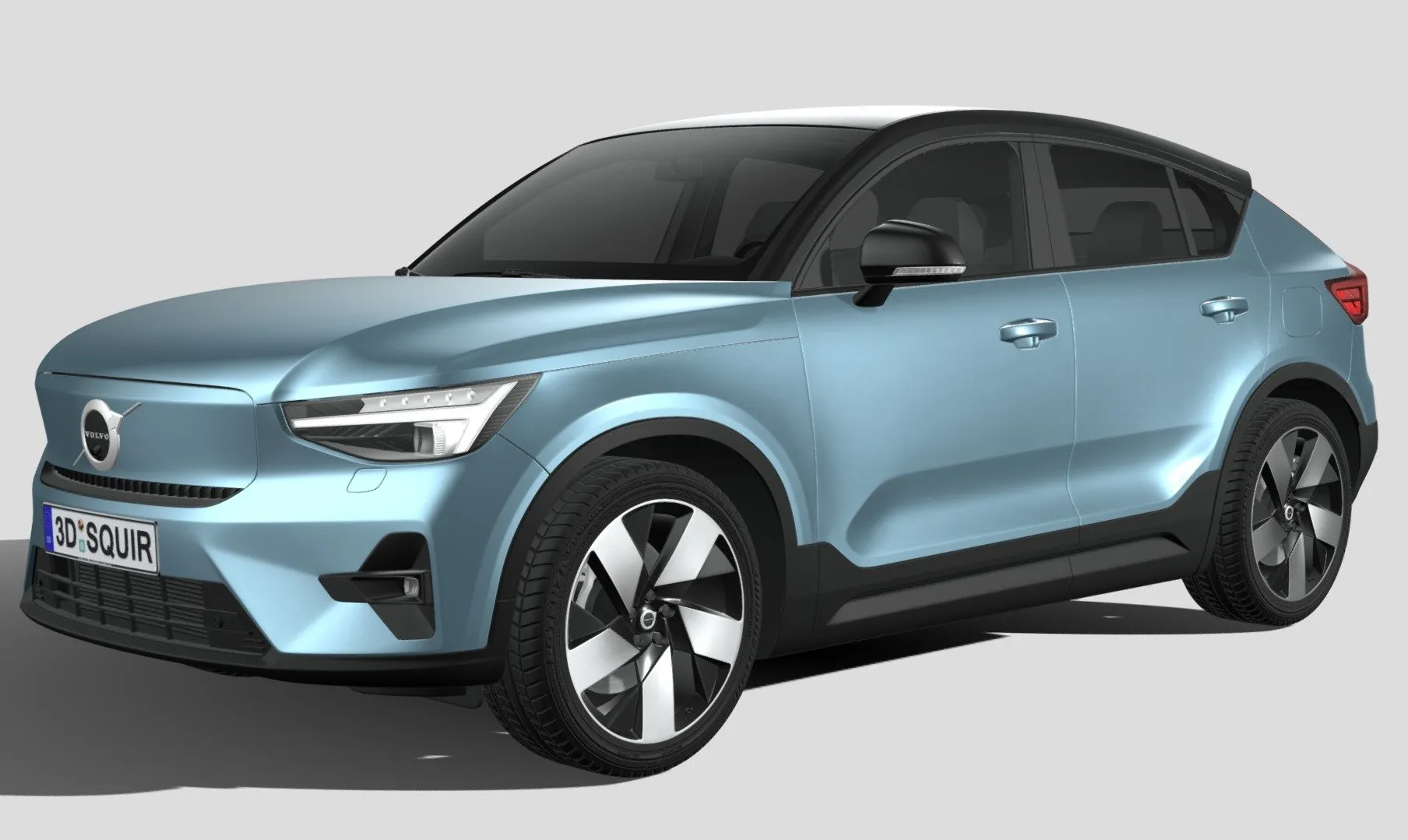 PBR Game 3D Models – Volvo C40 Recharge 2022