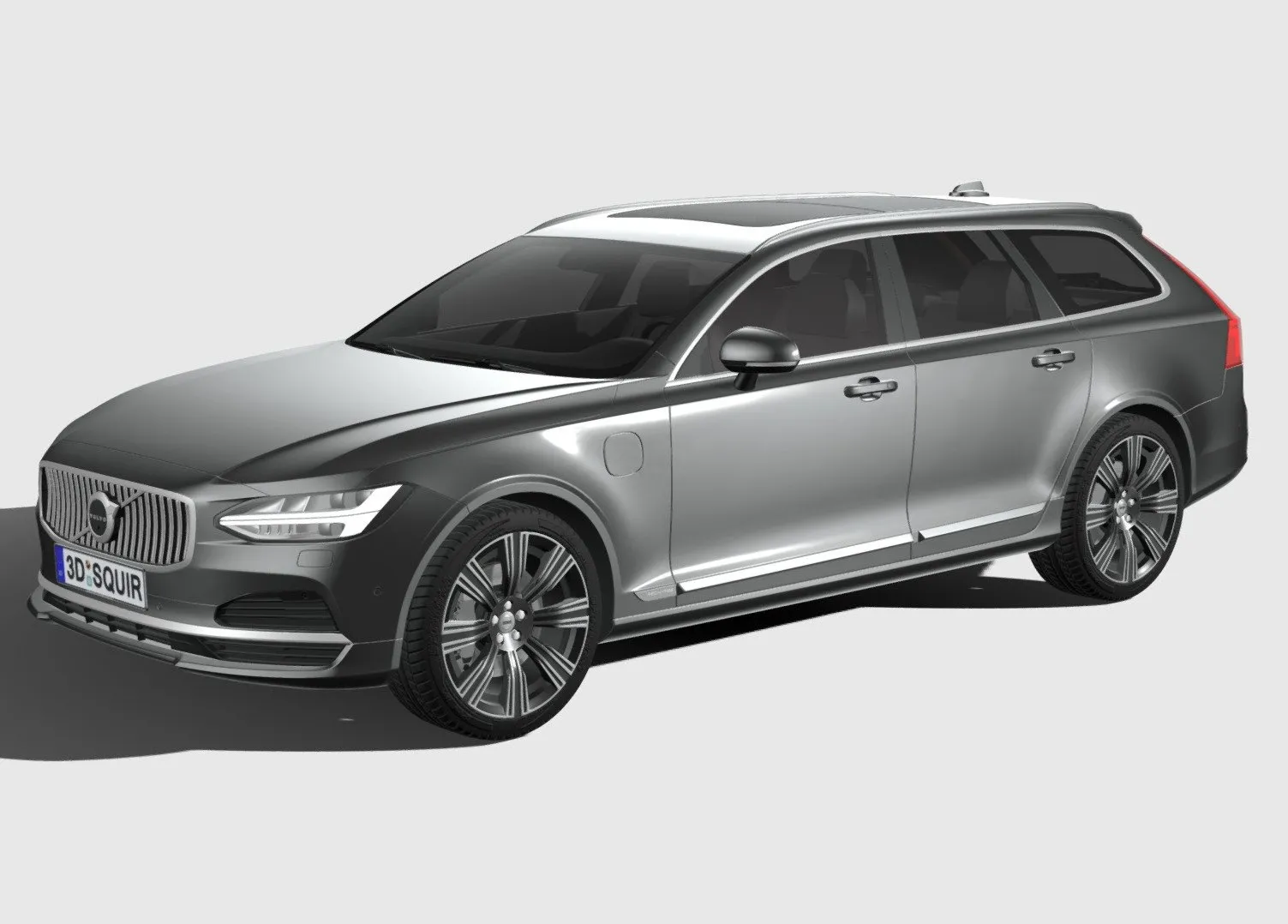 PBR Game 3D Models – Volvo V90 Estate 2020