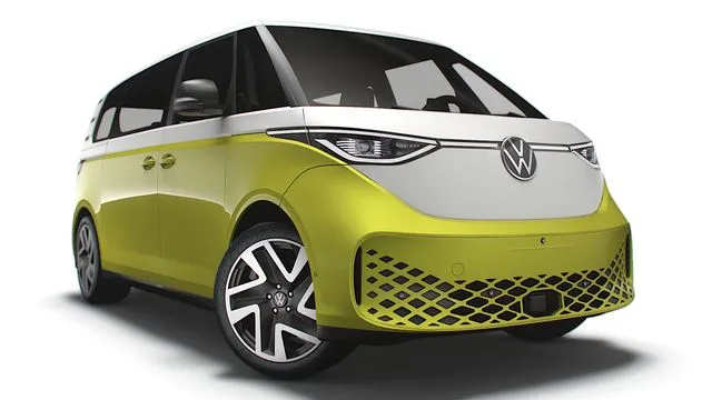 PBR Game 3D Models – VW IDBuzz LWB 2023 retro iconic