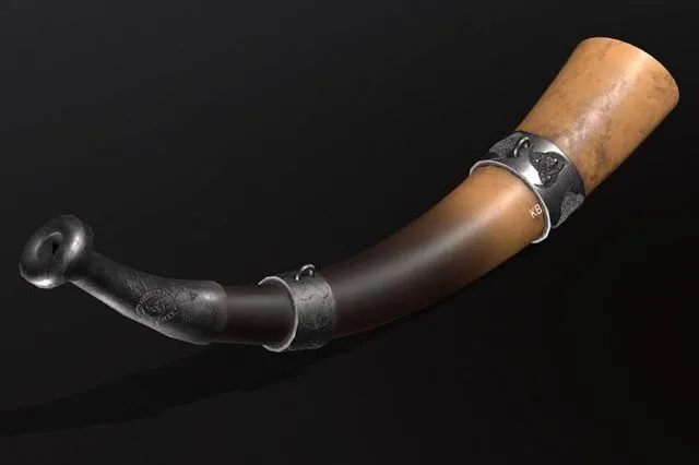 PBR Game 3D Models – War Horn