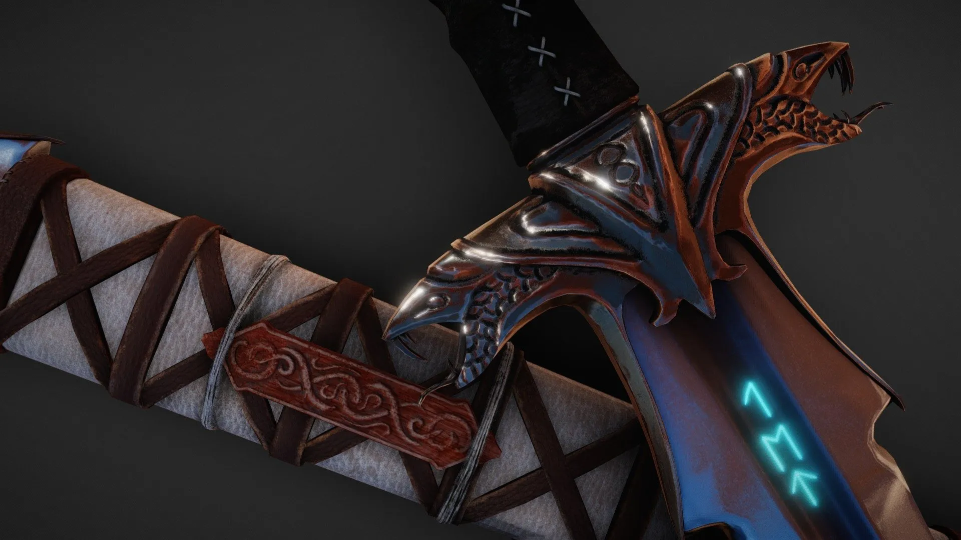 PBR Game 3D Models – Warmonger Sword