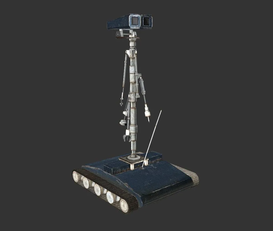 PBR Game 3D Models – Wed 15 Treadwell Droid