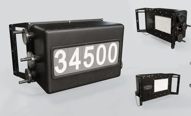 PBR Game 3D Models – Weight Board