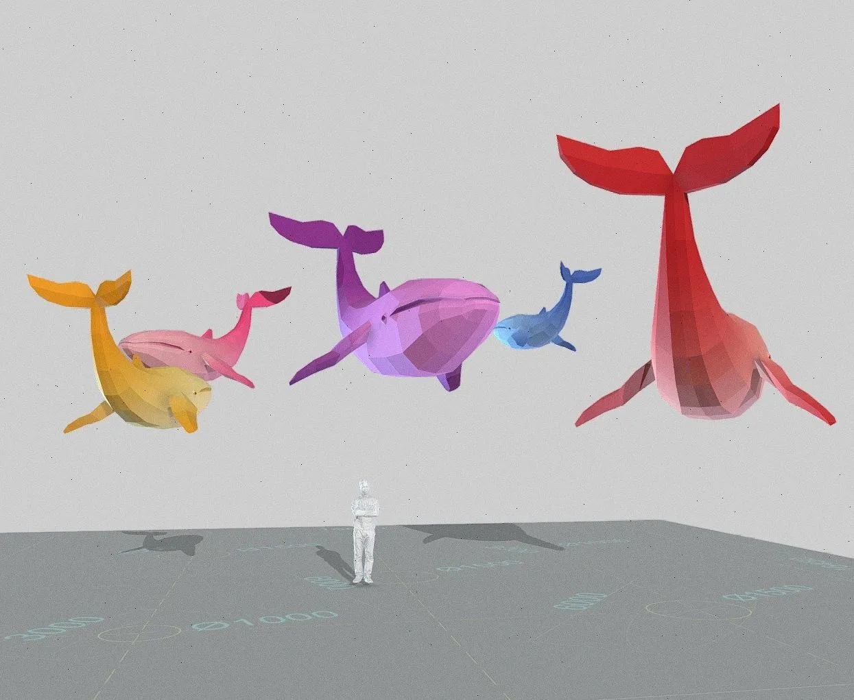 PBR Game 3D Models – Whales