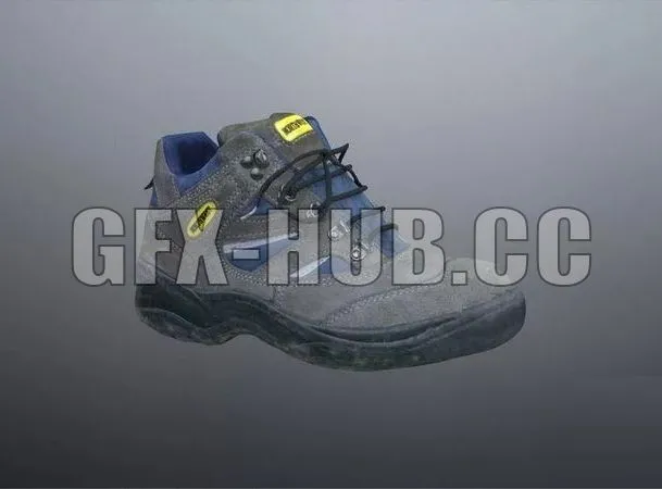 PBR Game 3D Models – Work Boots