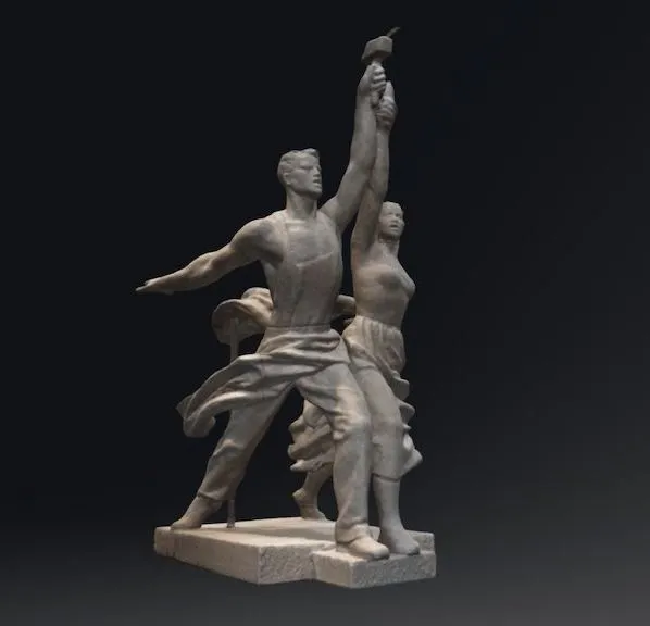 PBR Game 3D Models – Worker And Kolkhoz Woman High Poly Model