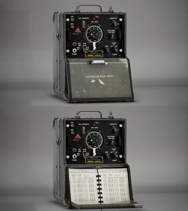 PBR Game 3D Models – WWII Frequency Meter