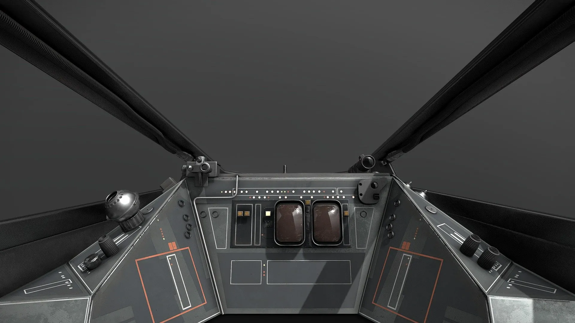 PBR Game 3D Models – X Wing T65 Cockpit