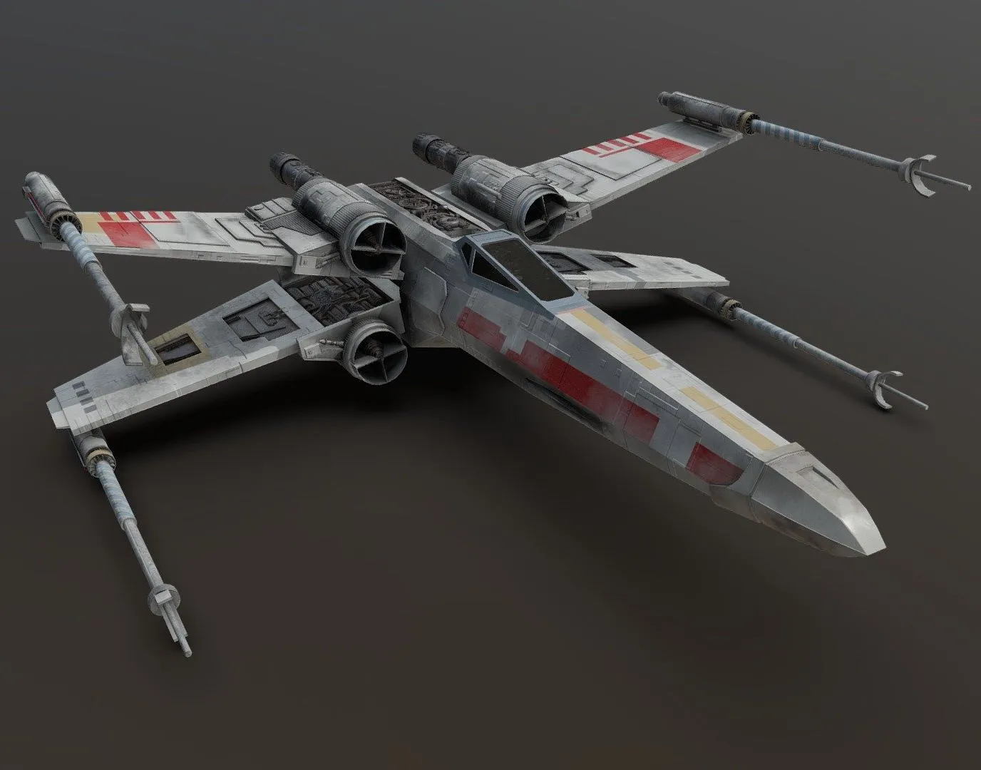 PBR Game 3D Models – X Wing