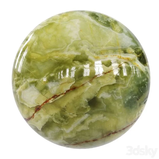 Pbr Marble Green Onyx 3dsMax Model