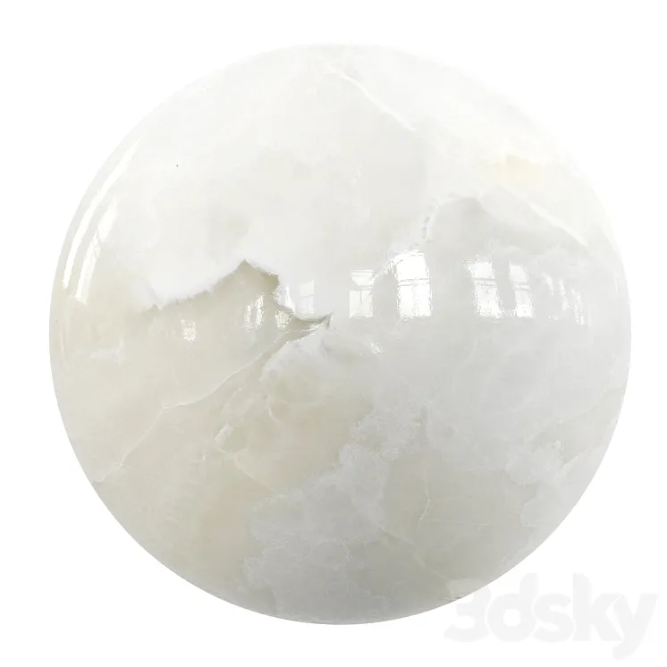Pbr Marble – White Onyx 3DS Max