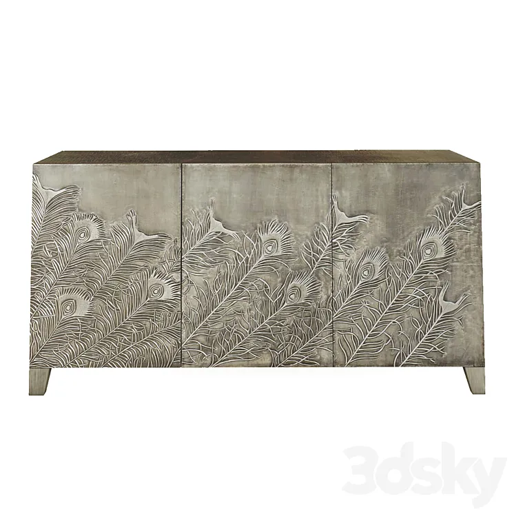 Peacock Entertainment Console by Bernhardt. 3DS Max