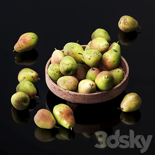 Pear forest beauty 3ds Max