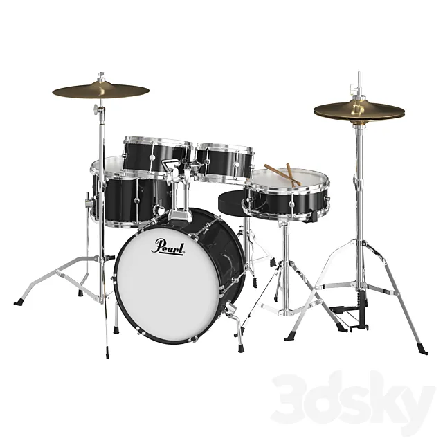 Pearl drums 3DSMax File
