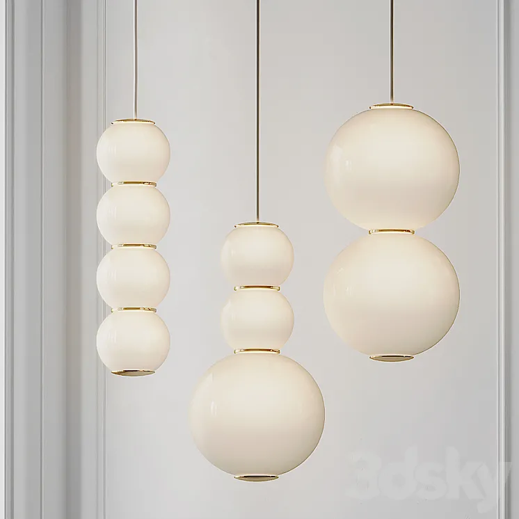 PEARLS Pendant Light from Formagenda 3DS Max