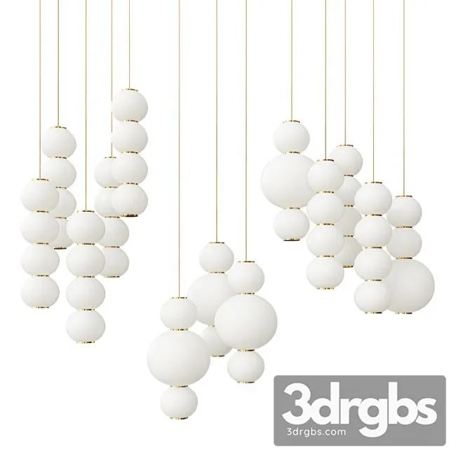 Pearls suspension pendant lamps