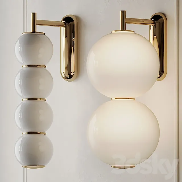 PEARLS wall light from Formagenda 3ds Max