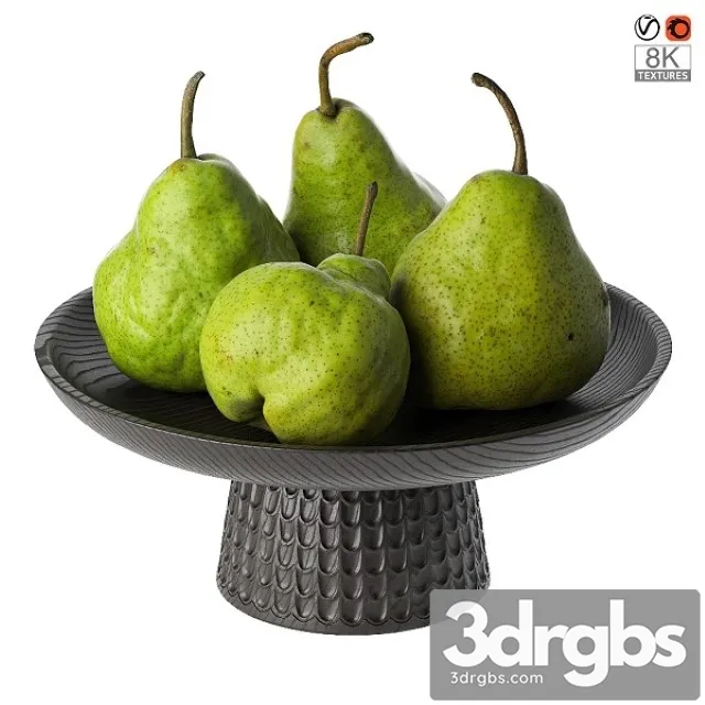 Pears in a Bowl 3dsmax Download