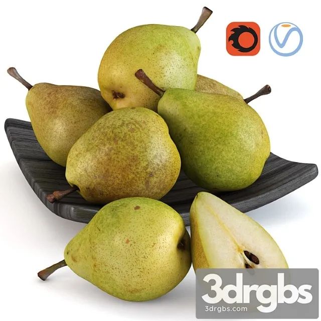 Pears (set-2) 3dsmax Download