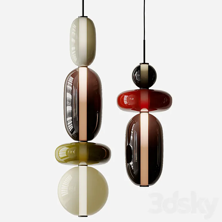 Pebbles Pendant Lighting from Bomma 3DS Max