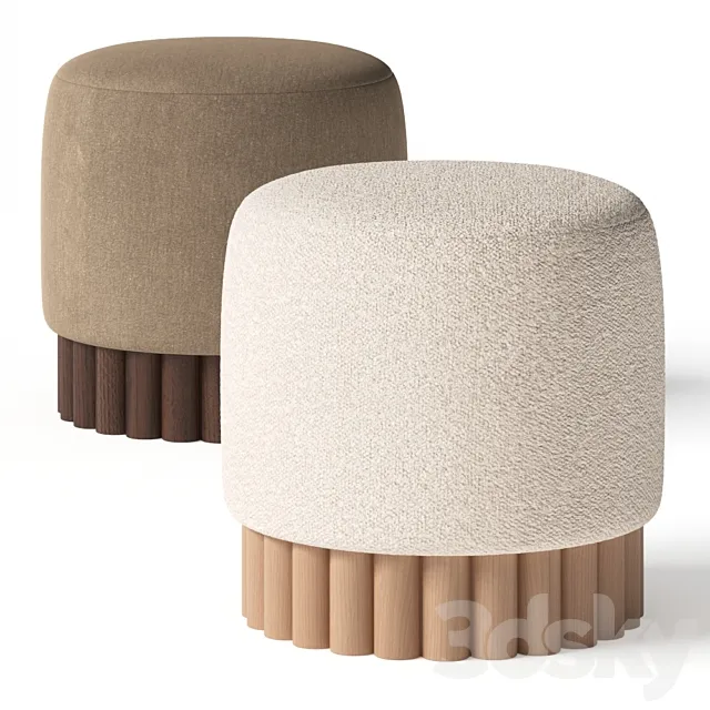Peca Caterina Moretti Loto Pouf 3ds Max