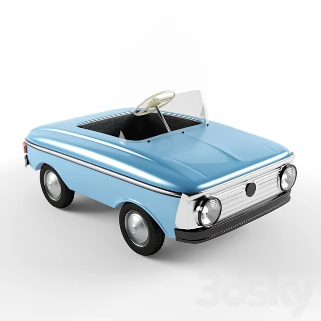 pedal car 3ds Max