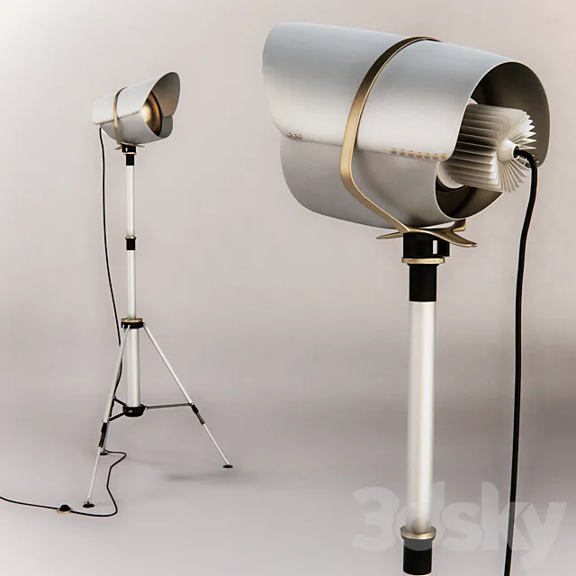 Pedant Lamp on Tripod 3DS Max Model